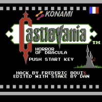 Castlevania - Horror of Dracula (Hard Version) Title Screen